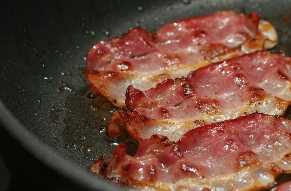 steka perfekta bacon